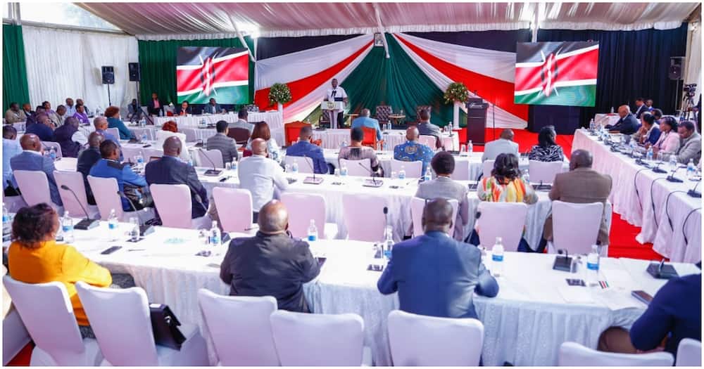 Interesting Moments Inside President Ruto’s Tough Cabinet Retreat In Nanyuki