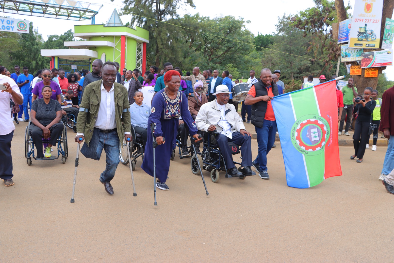 MP Tim Wanyonyi Flags Off International Wheelchair Day Walk, Advocates for Inclusivity