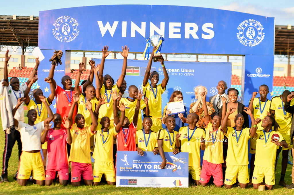 Highway Secondary and Kobala Girls Triumph at Inaugural Europe Day Soccer Tournament