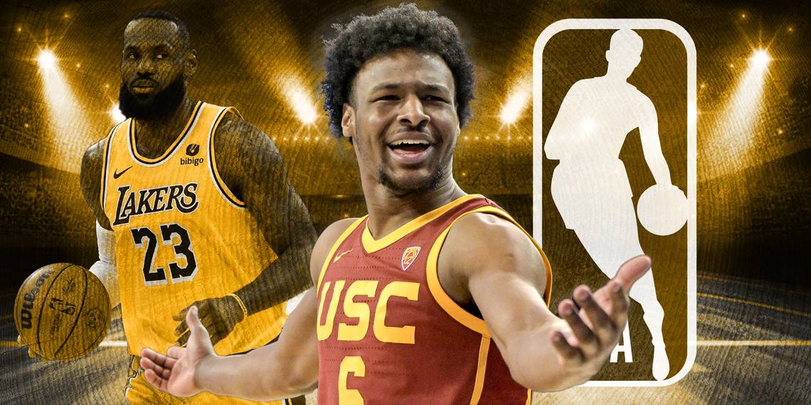 “LeBron’s Ultimate Assist : Passing the Throne to an Unready Bronny”
