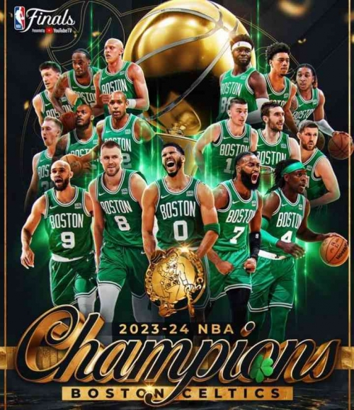 “Into the Galaxy of Greats!!!: The Boston Celtics win a record 18th championship cementing their dorminance in the NBA”