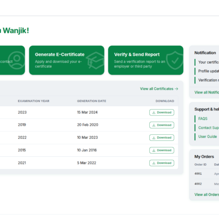 KNEC e-certificate download