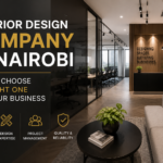 Interior design company in Nairobi designing a modern commercial office space