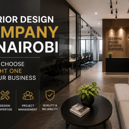 Interior design company in Nairobi designing a modern commercial office space