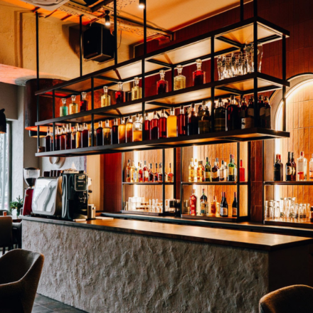 Nairobi lounge interior design featuring modern seating and ambient lighting