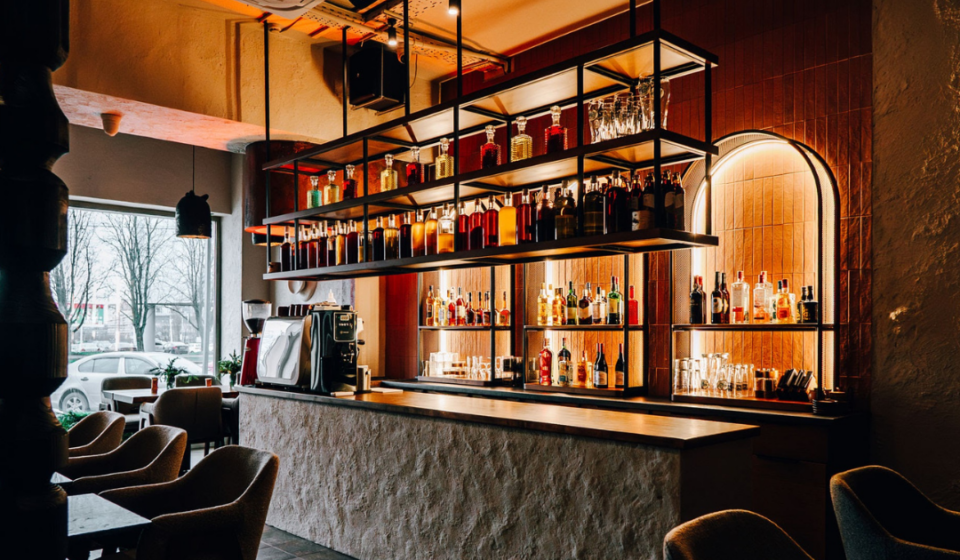 Nairobi lounge interior design featuring modern seating and ambient lighting