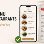 PDF menu for restaurants vs digital menu on mobile and why outdated menus cost bookings