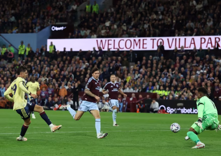 Aston Villa vs Arsenal result